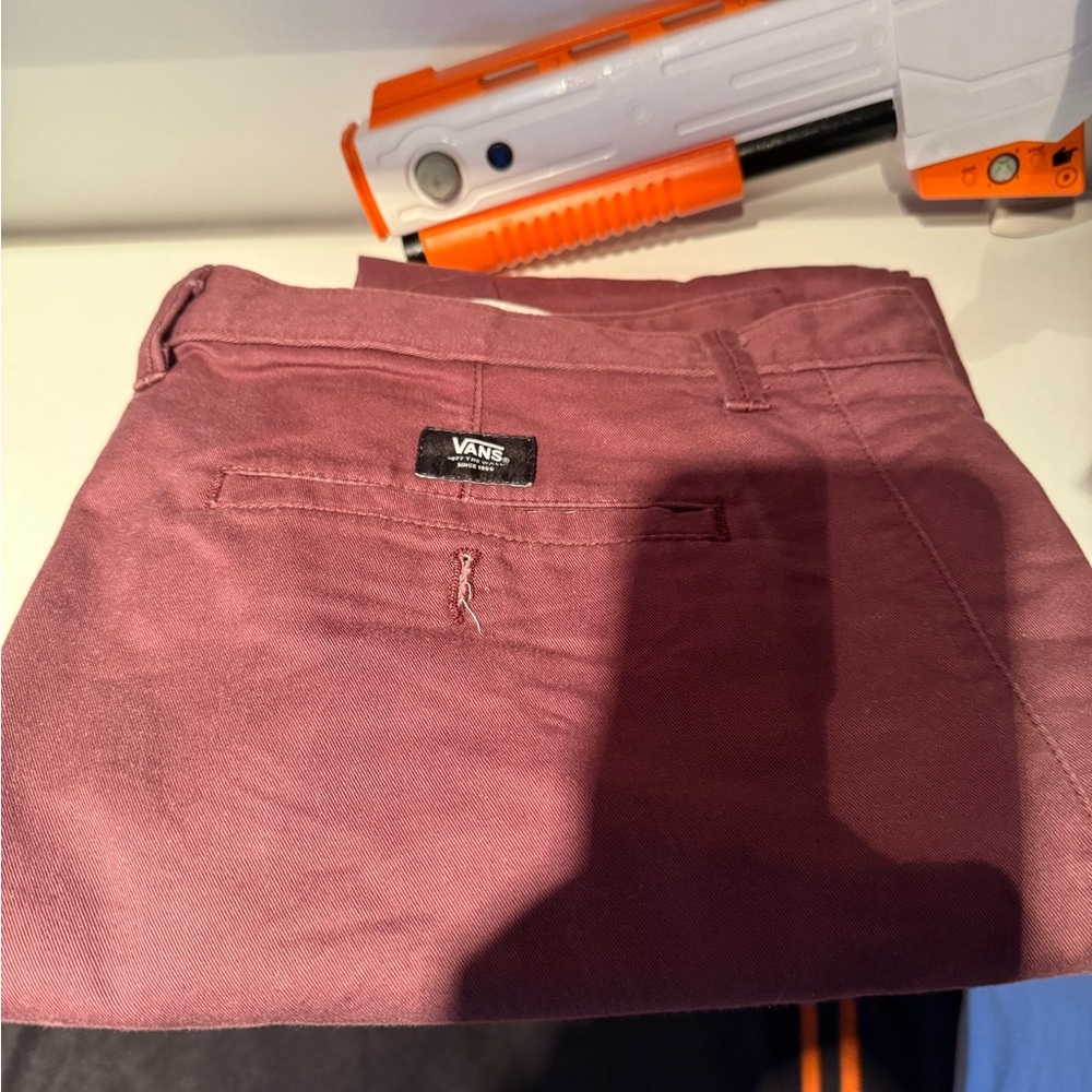 Vans Red Chinos Casual Comfort